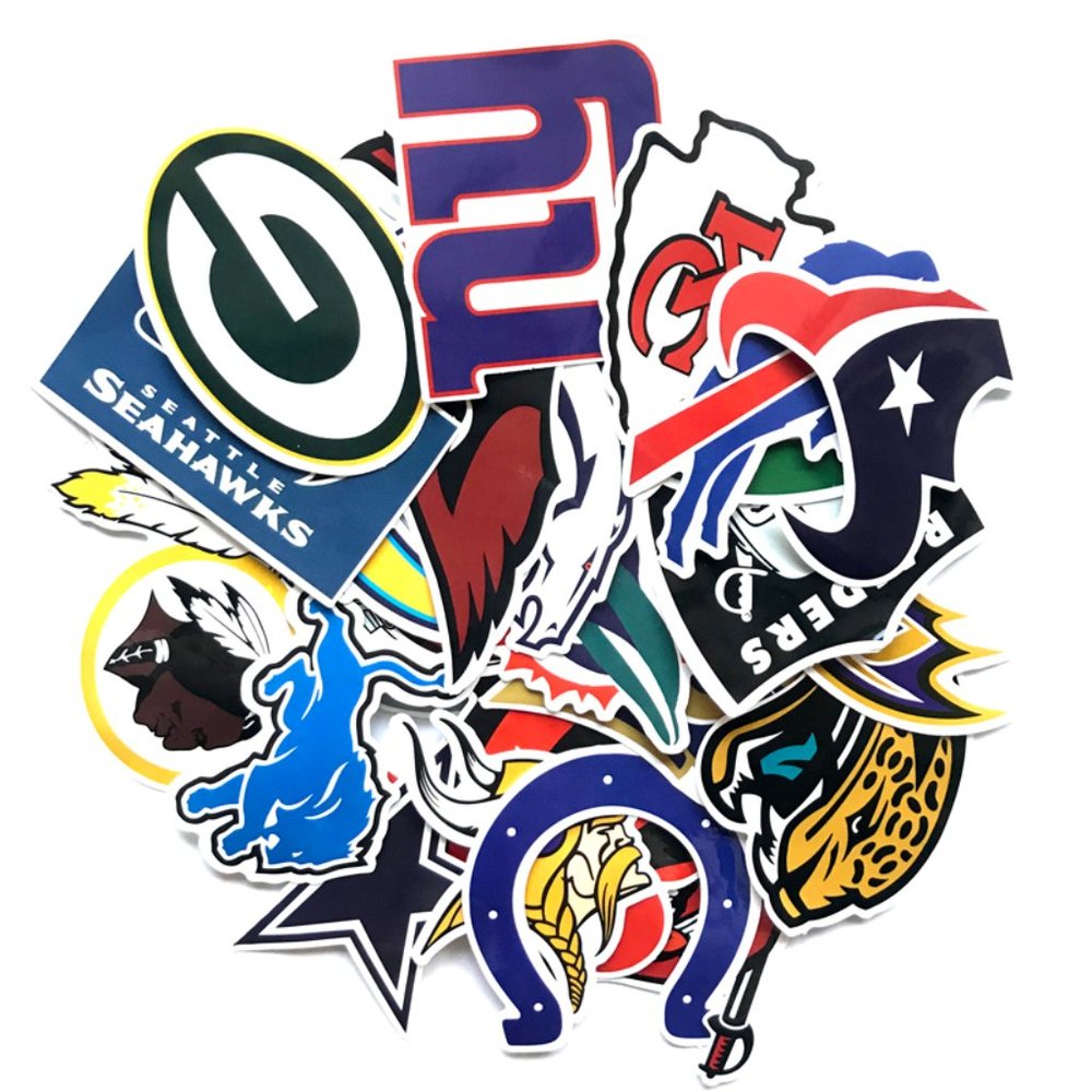 32 NFL Teams Sticker Set - Picture 2 of 4